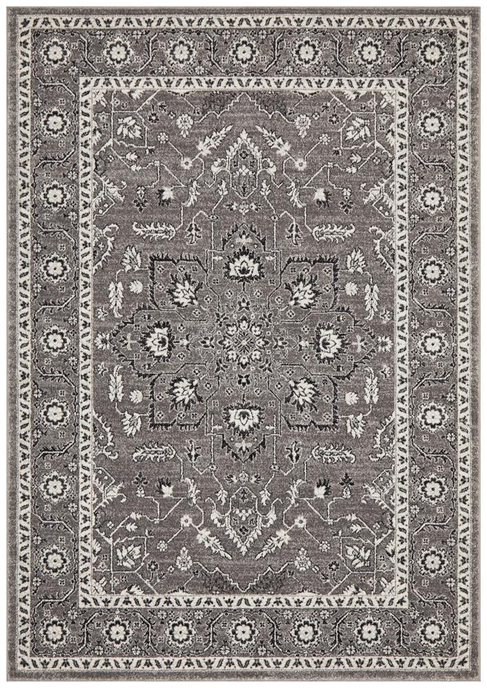 Evoke Stone Grey Transitional Rug