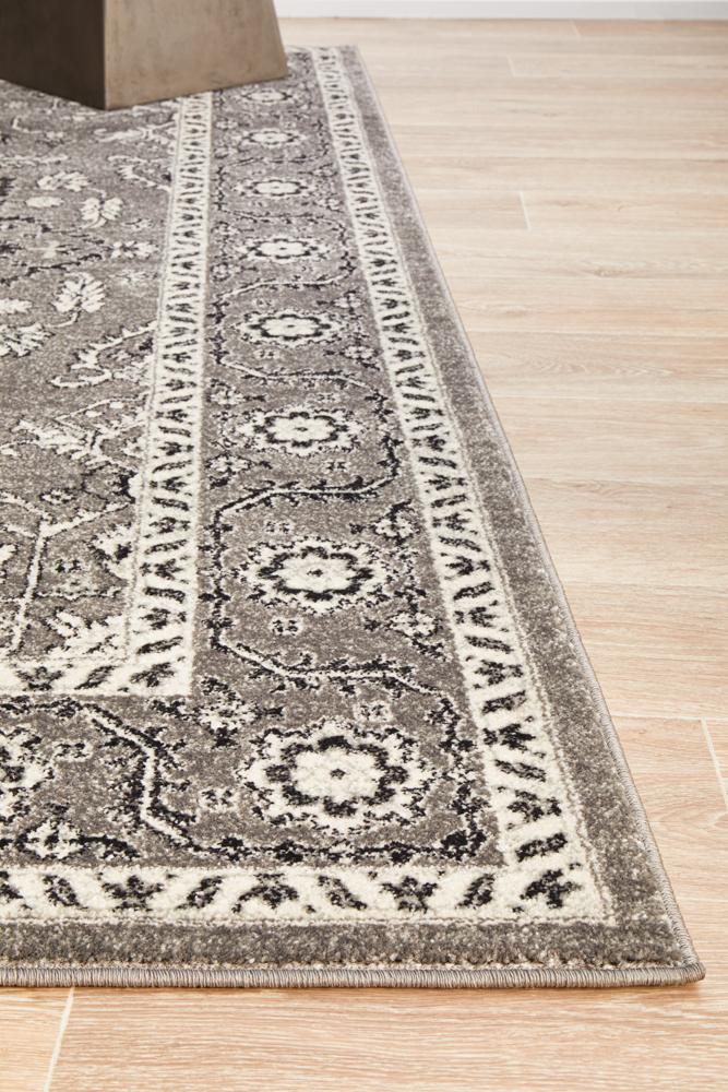 Evoke Stone Grey Transitional Rug