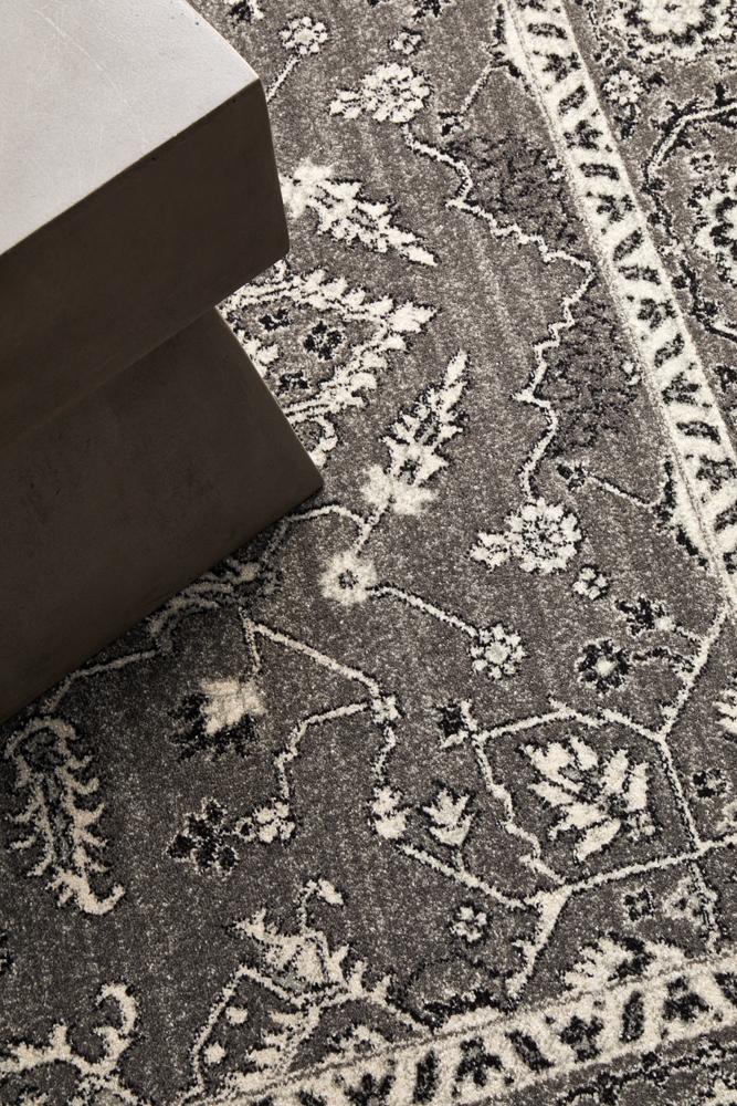 Evoke Stone Grey Transitional Rug